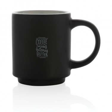 Logotrade promotional item picture of: Ceramic stackable mug 180ml