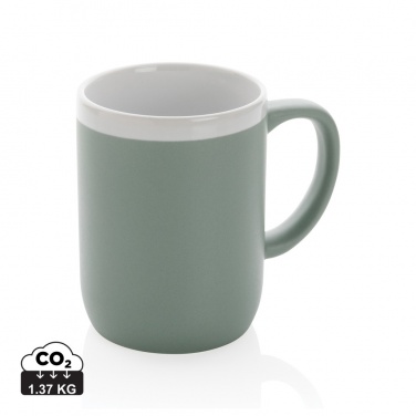 Logo trade promotional item photo of: Ceramic mug with white rim 300ml