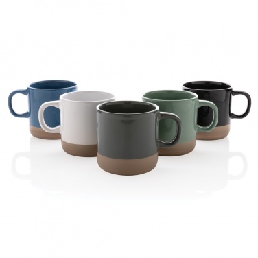 Logo trade promotional gift photo of: Glazed ceramic mug 360ml