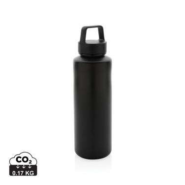 Logo trade promotional products image of: RCS certified recycled PP water bottle with handle