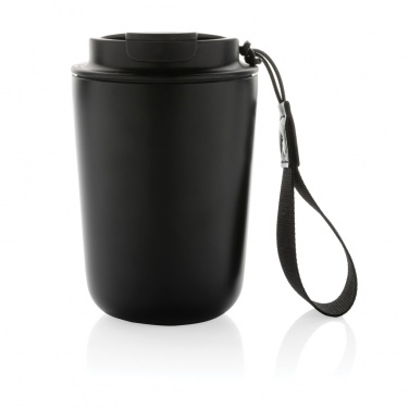 Logo trade promotional items picture of: Cuppa RCS re-steel vacuum tumbler with lanyard