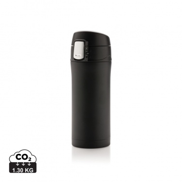 Logotrade advertising product picture of: RCS Recycled stainless steel easy lock vacuum mug