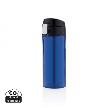 Logotrade promotional gift image of: RCS Recycled stainless steel easy lock vacuum mug
