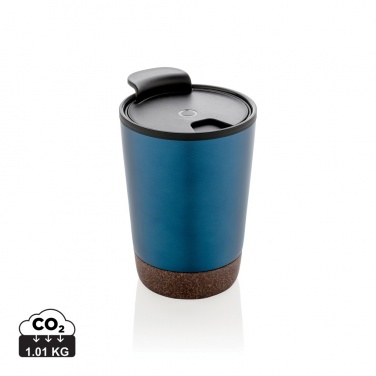 Logo trade promotional merchandise photo of: GRS RPP stainless steel cork coffee tumbler