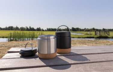 Logo trade promotional items picture of: Savory RCS certified recycled stainless steel foodflask