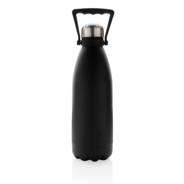 Logotrade corporate gift picture of: RCS Recycled stainless steel large vacuum bottle 1.5L