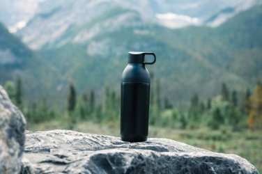 Logo trade promotional products image of: Flow RCS recycled stainless steel vacuum bottle