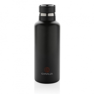 Logotrade advertising product image of: Hydro RCS recycled stainless steel vacuum bottle with spout