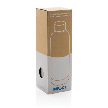 Logotrade business gift image of: RCS Recycled stainless steel Impact vacuum bottle
