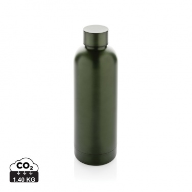 Logotrade corporate gift picture of: RCS Recycled stainless steel Impact vacuum bottle