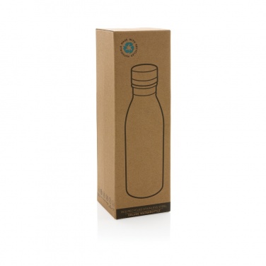 Logo trade promotional giveaways image of: RCS Recycled stainless steel deluxe water bottle