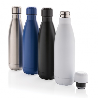 Logotrade promotional product picture of: Eureka RCS certified re-steel single wall water bottle