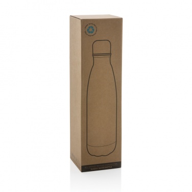 Logotrade promotional item picture of: Eureka RCS certified re-steel single wall water bottle
