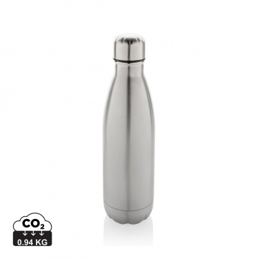 Logo trade business gifts image of: Eureka RCS certified re-steel single wall water bottle