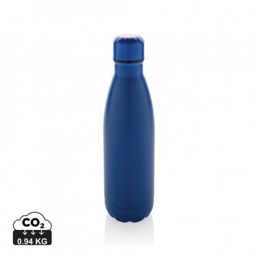 Logo trade business gifts image of: Eureka RCS certified re-steel single wall water bottle