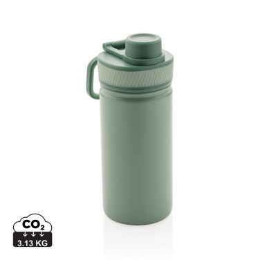 Logotrade promotional item image of: Vacuum stainless steel bottle with sports lid 550ml