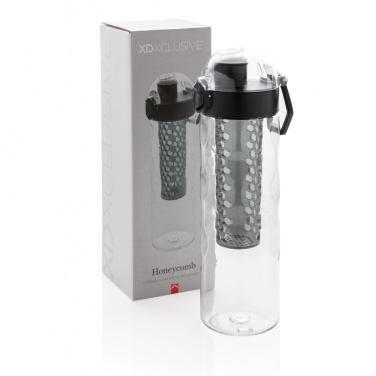 Logo trade promotional gifts picture of: Honeycomb lockable leak proof infuser bottle