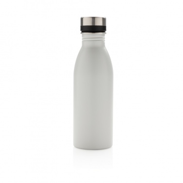 Logo trade business gifts image of: Deluxe stainless steel water bottle