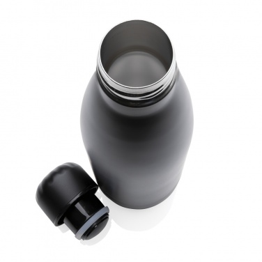 Logo trade corporate gifts image of: Solid colour vacuum stainless steel bottle 500 ml