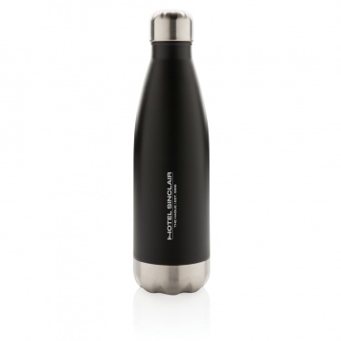 Logo trade promotional merchandise image of: Vacuum insulated stainless steel bottle