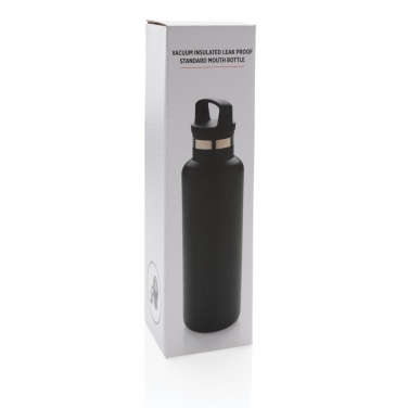 Logotrade business gifts photo of: Vacuum insulated leak proof standard mouth bottle