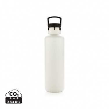 Logo trade advertising products picture of: Vacuum insulated leak proof standard mouth bottle