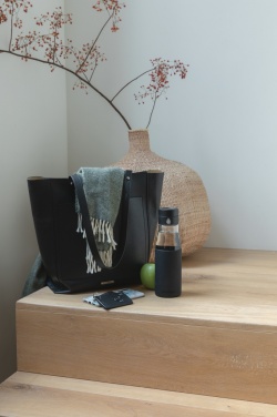 Logotrade promotional merchandise image of: Ukiyo glass hydration tracking bottle with sleeve