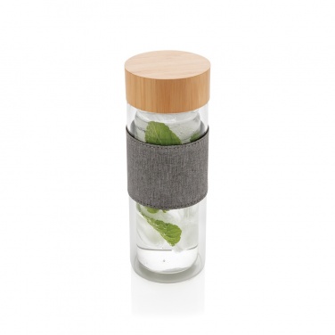 Logotrade business gift image of: Impact double wall borosilicate glass bottle