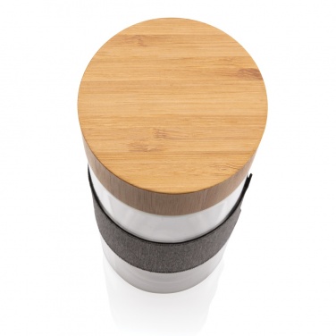 Logo trade business gift photo of: Impact double wall borosilicate glass bottle
