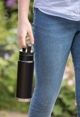 Logotrade promotional product image of: Leakproof vacuum on-the-go bottle with handle