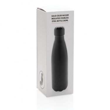 Logotrade promotional merchandise image of: Solid colour vacuum stainless steel bottle 260ml