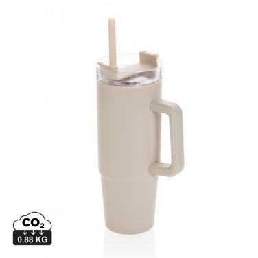 Logotrade advertising product image of: Tana RCS plastic tumbler with handle 900ml