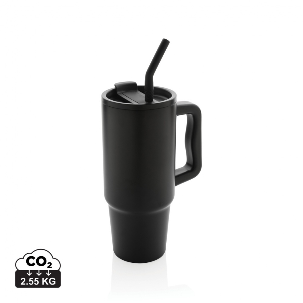 Logo trade promotional merchandise photo of: Embrace deluxe RCS recycled stainless steel tumbler 900ml