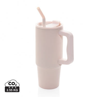 Logo trade promotional items image of: Embrace deluxe RCS recycled stainless steel tumbler 900ml