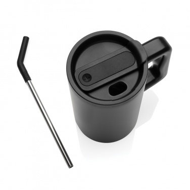 Logotrade promotional product image of: Cube RCS certified recycled steel mug 800ml