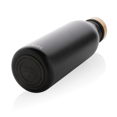 Logo trade promotional gifts picture of: Avira Alcor RCS Re-steel single wall water bottle 600 ML