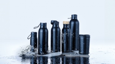 Logo trade promotional products picture of: Avira Alcor RCS Re-steel single wall water bottle 600 ML