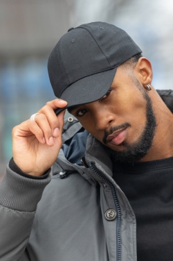 Logo trade advertising products image of: Impact 6 panel 280gr Recycled cotton cap with AWARE™ tracer