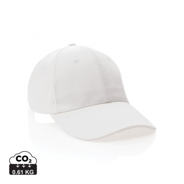 Logotrade business gift image of: Impact 6 panel 280gr Recycled cotton cap with AWARE™ tracer