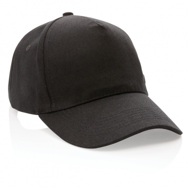 Logotrade business gift image of: Impact 5panel 280gr Recycled cotton cap with AWARE™ tracer