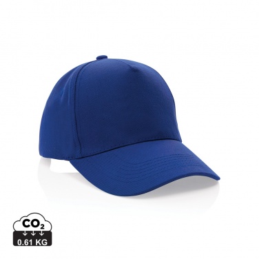 Logo trade advertising products image of: Impact 5panel 280gr Recycled cotton cap with AWARE™ tracer