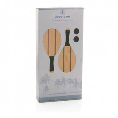 Logotrade promotional giveaways photo of: Wooden frescobol tennis set