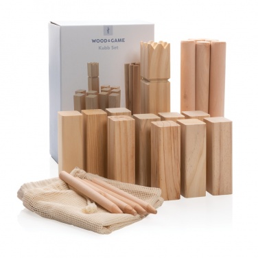 Logo trade promotional gift photo of: Wooden kubb set