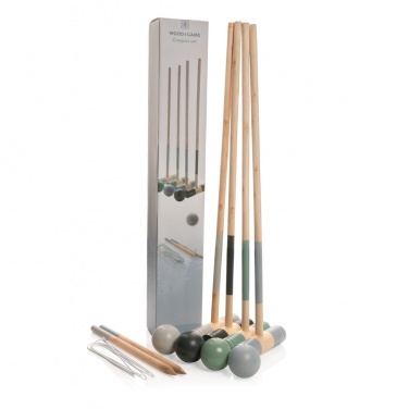Logotrade promotional item picture of: Wooden croquet set