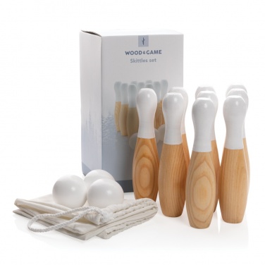 Logotrade promotional gifts photo of: Wooden skittles set