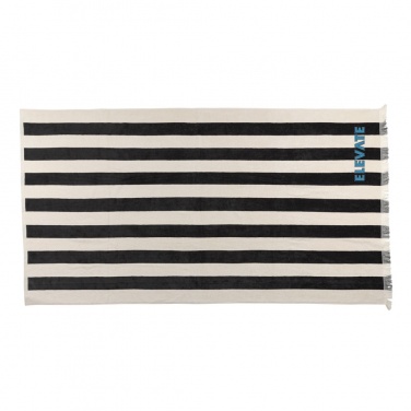 Logo trade promotional merchandise photo of: Ukiyo Yukari AWARE™ XL deluxe beach towel 100x180cm