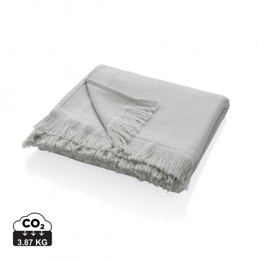 Logo trade corporate gift photo of: Ukiyo Keiko AWARE™ solid hammam towel 100x180cm