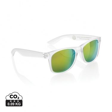 Logotrade advertising products photo of: Gleam RCS recycled PC mirror lens sunglasses