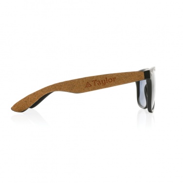 Logotrade promotional giveaway picture of: GRS recycled PC plastic sunglasses with cork