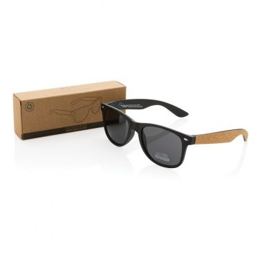 Logo trade promotional products picture of: GRS recycled PC plastic sunglasses with cork
